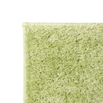 Vidaxl tapis à poils longs 140 x 200 cm vert