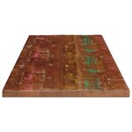 vidaXL Dessus de table 100x60x3 8cm rectangulaire bois massif récupéré
