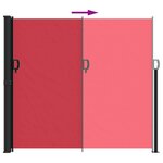 vidaXL Auvent latéral rétractable rouge 180x600 cm