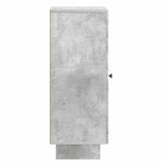 vidaXL Buffet Gris béton 33 x 34 5 x 90 cm Bois d'ingénierie