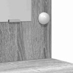 vidaXL Table de Toilette avec tiroir 2 Pièces Gris 78.5 x 41 x 135 cm