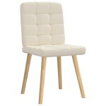 vidaXL Chaises à manger lot de 2 Lin