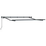 vidaXL Auvent Rétractable Blanc et anthracite