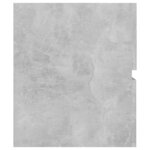 vidaXL Meubles de salle de bain gris béton bois d'ingénierie