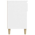 vidaXL Armoire à chaussures Blanc 102x36x60 cm Bois d'ingénierie
