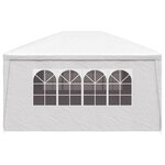 vidaXL Tente de réception 3x4 m Blanc