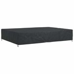 vidaXL Housse pour mobilier d'extérieur Noir 350 x 260 x 90 cm 420D