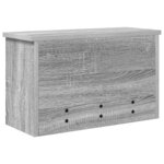 vidaXL Porte-manteau mural avec étagère Sonoma gris 50 x 20 x 30 cm
