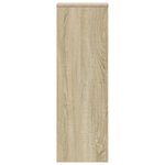 vidaXL Support pour plantes chêne sonoma 33x33x100cm bois d'ingénierie