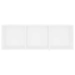 vidaXL Meubles TV 2 Pièces Blanc 107x35x37 cm Bois d'ingénierie