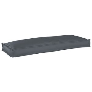 vidaXL Coussin pour banc de palette Anthracite 110 x 40 x 8 cm