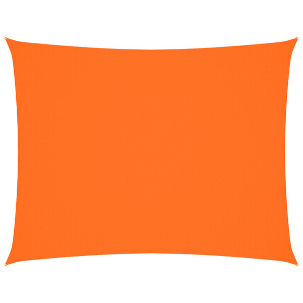 vidaXL Voile de parasol tissu oxford rectangulaire 2x3 5 m orange