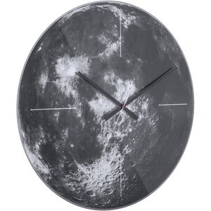 Horloge en verre lune 60 cm