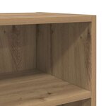 vidaXL Meuble TV Marron 69.5 x 30 x 50 cm Bois d'ingénierie