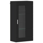 vidaXL Ensemble meuble TV avec tiroir FLORIN Noir Bois d'ingénierie