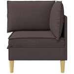 vidaXL Sofa avec rangement Tissu