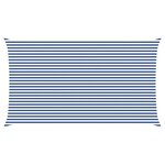 vidaXL Voile d'ombre Bleu et Blanc 4 x 7 m 100   polyester Oxford
