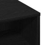vidaXL Table basse Chêne noir 60 x 60 x 30 cm Bois d'ingénierie