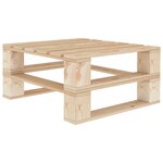 vidaXL Salon de jardin palette 5 Pièces bois