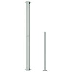 vidaXL Auvent latéral rétractable de patio 220x500 cm Noir