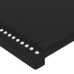 vidaXL Tête de lit Noir 100x5x78/88 cm Similicuir