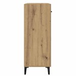 vidaXL Buffet chêne artisanal 34 x 69.5 x 90 cm Bois d'ingénierie