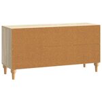 vidaXL Meuble TV Chêne Sonoma 99 x 34 5 x 50 cm Bois d'ingénierie