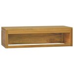 vidaXL Armoire murale de salle de bain 110x45x30 cm Teck solide