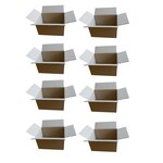 8 petits cartons d'emballage 16 x 12 x 11 cm