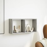 vidaXL Armoire murale 60x16x30 cm sonoma gris bois d'ingénierie