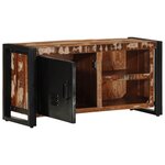 vidaXL Meuble TV 80x30x40 cm bois de récupération massif