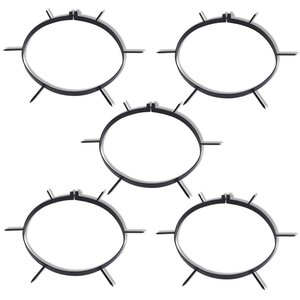 5 colliers aérateurs à pointes diamètre 30 cm