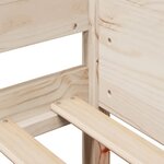 vidaXL Cadre de lit sans matelas 90x190 cm bois de pin massif