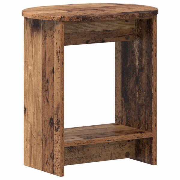 vidaXL Table d'appoint Bois ancien 50 x 39 5 x 55 cm Bois d'ingénierie