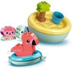 Lego 10966 duplo jouet de bain : l'île flottante des animaux  set baignoire pour bébés et enfants de 1.5+ ans