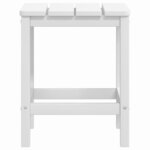 vidaXL Table de jardin Adirondack Blanc 38x38x46 cm PEHD