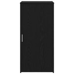 vidaXL Armoire de rangement Noir 50x45x103 5 cm Bois d'ingénierie