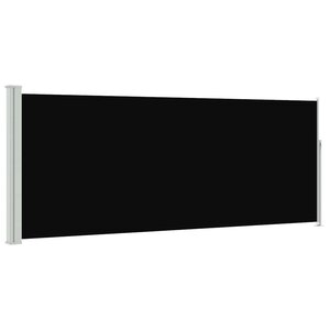 vidaXL Auvent latéral rétractable 120 x 300 cm Noir