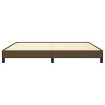 vidaXL Cadre de lit sans matelas marron foncé 200x200 cm tissu