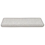 vidaXL Tapis d'escalier autocollants aspect sisal 15 Pièces 65x21x4 cm