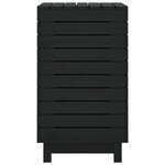 vidaXL Panier à linge 88 5x44x76 cm bois massif de pin