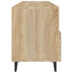 vidaXL Meuble TV Chêne sonoma 102x35x50 cm Bois d'ingénierie