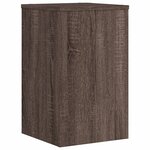 vidaXL Supports pour plantes 2 Pièces chêne marron bois d'ingénierie