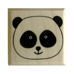 Tampon en bois Tête Panda