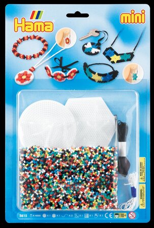 Kit perles et plaques mini (petites perles Ø2,5 mm) Bijoux - Hama