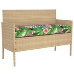 vidaXL Set de coussins de palette Floral 2 Pièces Jungle tropicale
