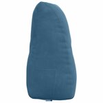 vidaXL Coussin de Dos Bleu 80 x 24 x 50 cm Velours