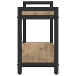 vidaXL Étagère Chêne artisanal 40 x 30 x 85 cm Bois d'ingénierie