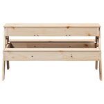 vidaXL Table de pique-nique avec bac à sable pour enfants pin massif