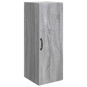 vidaXL Armoire Murale Sonoma gris 33 x 34 5 x 90 cm Bois d'ingénierie